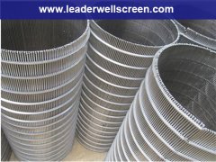 Reverse Rolled Wedge Wire Filtration Pipe Johnson Screen