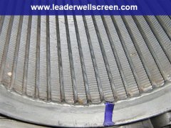 wedge wire v gap dewatering johnson well screen pipe