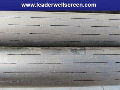 slotted liner for oil gas wells