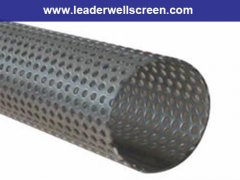 drainage system used perforated pipe