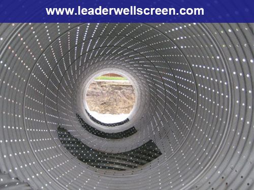 water well oil well filter perforated steel pipe