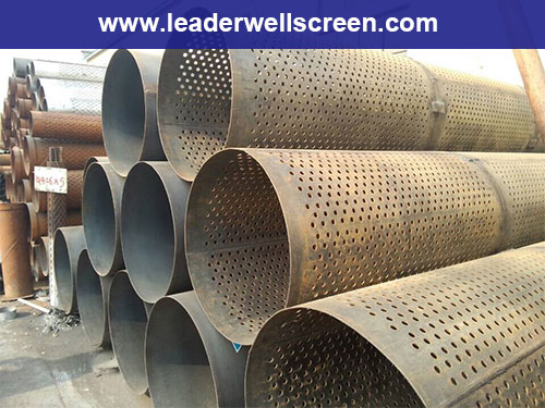 perforated metal pipe for weast exhaust system