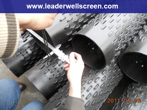 Stainless steel water well screen drilling pipe