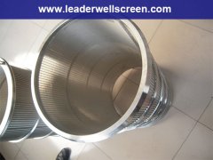 stainless steel v shaped profile wedge wire screen