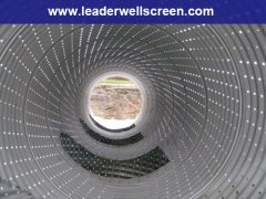 perforated filter steel pipe/punched steel pipe
