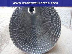 strength enhanced spiral welded stainless steel perforated s