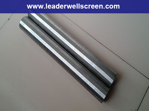 stainless steel wire wrap drill screen