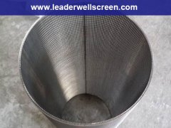 stainless steel wedge wire screen basket