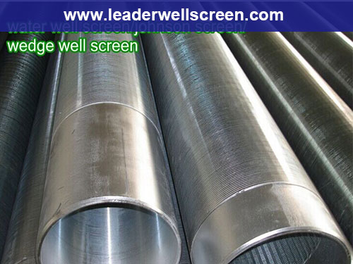 high quality Wedge Wire Screen Pipe for Water Well Filtration