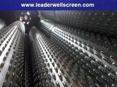 Bridge type water well screen slotted pipe in stainless stee