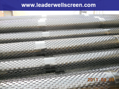 bridged slotted screens with longitudinal welding