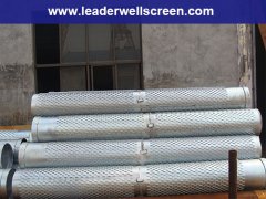 low carbon galvanized bridge slotted water well screen