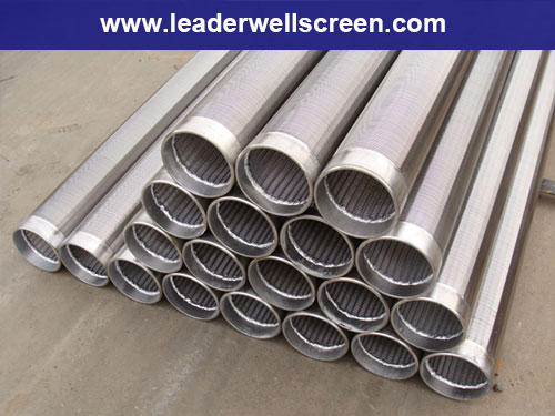 Well Drilling Johnson slot Wire Screen pipe