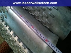 Spiral bridge type Well screen for drilling pipe