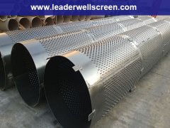 high strength spiral welded bridge slotted well screen pipe