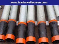 V shape wire Pipe-based screen for oil well