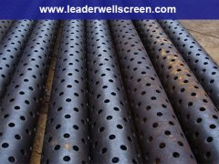 low carbon steel galvanized perforated pipe