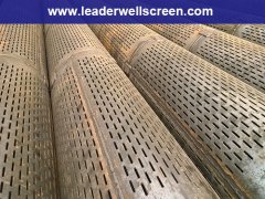 API Slotted oil well casing screen pipe