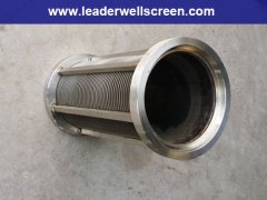 304 Stainless Steel Johnson V Wire Wrapped Strainer Screen