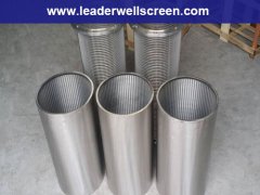 Low carbon galvanized steel pipe based well screen / johnson