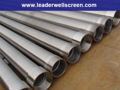 Wedge wire screen filter pipe stainless steel 304