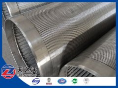 stainless steel slot wedge wire water well screens